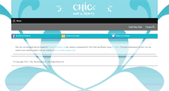 Desktop Screenshot of chicsalon.co.uk